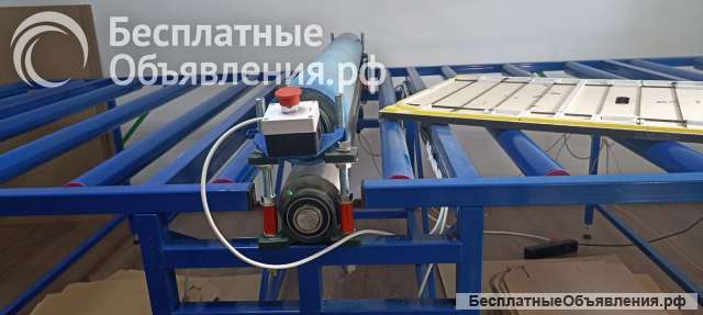 Валковый пресс "ПрессТоп 1500мм" с роликами для вырубки картона