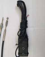 Джойстик управления тросовой 2-х координатный NIMCO (две кнопки) для спецтехники