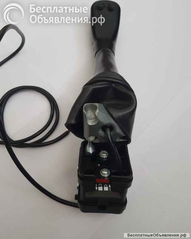 Джойстик управления тросовой 2-х координатный NIMCO (две кнопки) для спецтехники