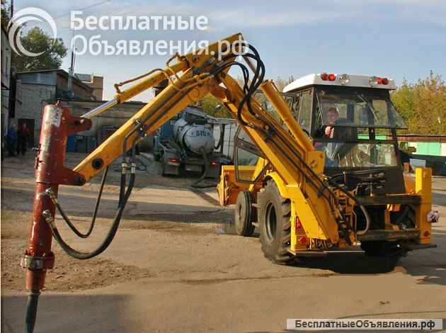 Пика к гидромолоту ГПМ-120 к экскаваторам ЭО-2621, ЭО-2626 на базе тракторов МТЗ, ЮМЗ