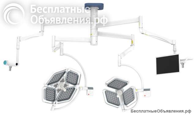 Светильник медицинский хирургический потолочный CADUCEUS CL4-L3/L3