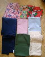 Ткани отрезы разные