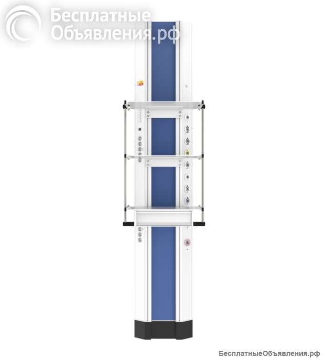 Медицинская консоль типа пол-потолок CADUCEUS CP