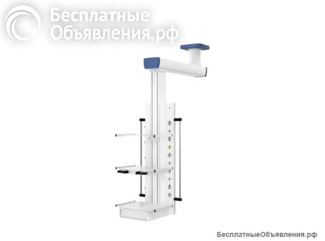 Потолочная одноплечевая вертикальная медицинская консоль CADUCEUS C1-V