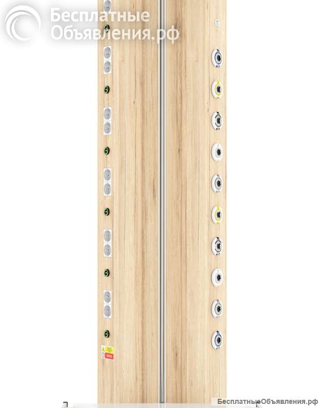 Медицинская консоль настенная вертикальная CADUCEUS CS07L