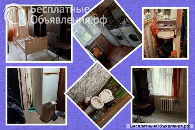 В п.Новый Свет комнату 17м в 3к.кв на 2/5эт.