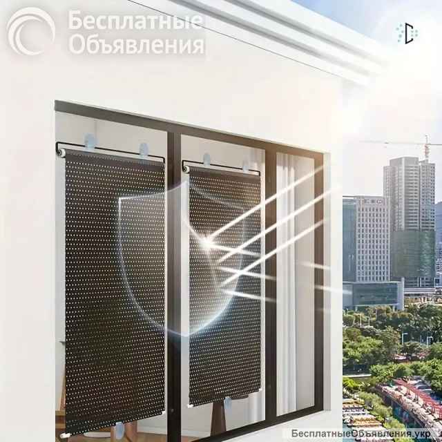Универсальные солнцезащитные жалюзи (шторы) на окна