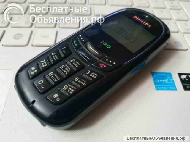 Новый оригинальный телефон Philips Xenium 180 Black