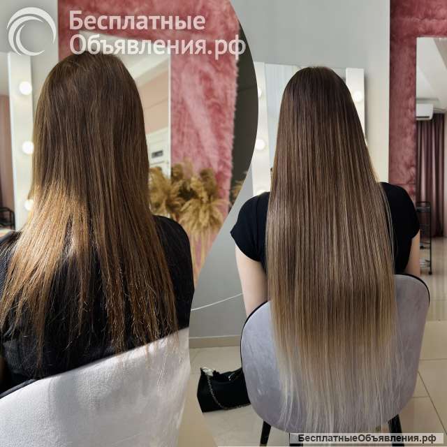 Наращивание биопротеиновых волос