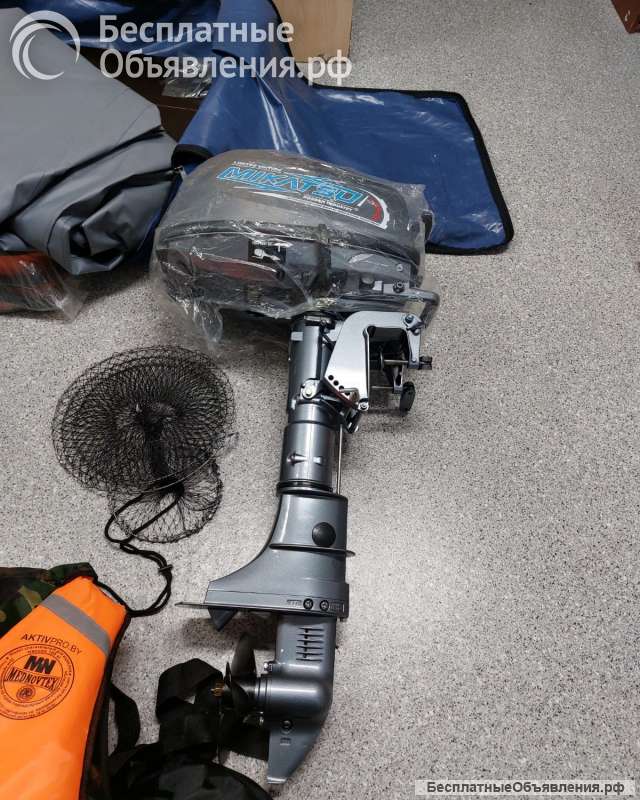 Лодка пвх с мотором комплект НОВЫЙ