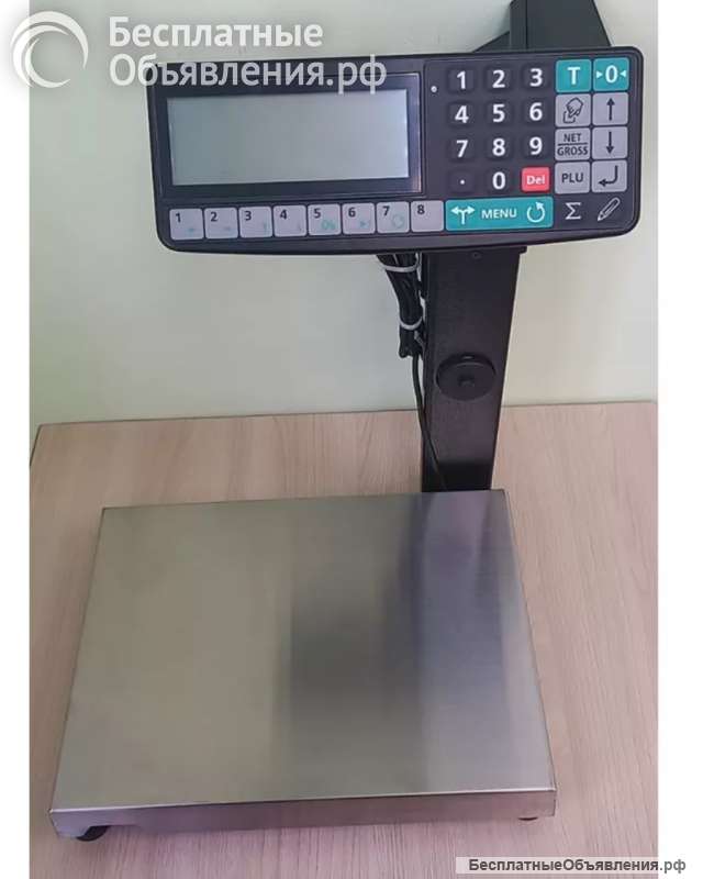 Весы с штрих код бу