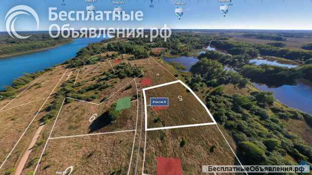 Бартер на 2-а смежных участка по 1-га, у воды, озеро Тубосс граничит с участком