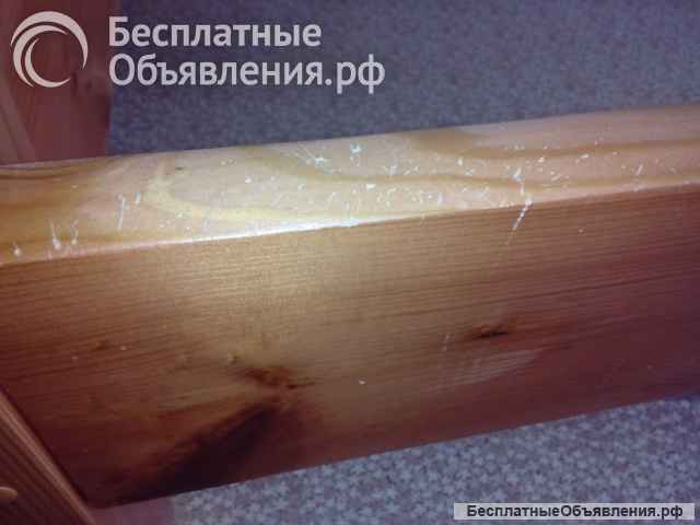 Кровать односпальная из массива сосны