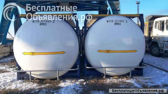 Танк-контейнер модель Т11 SWAP объём 31м3 для наливных грузов, с утеплителем и пароподогревом