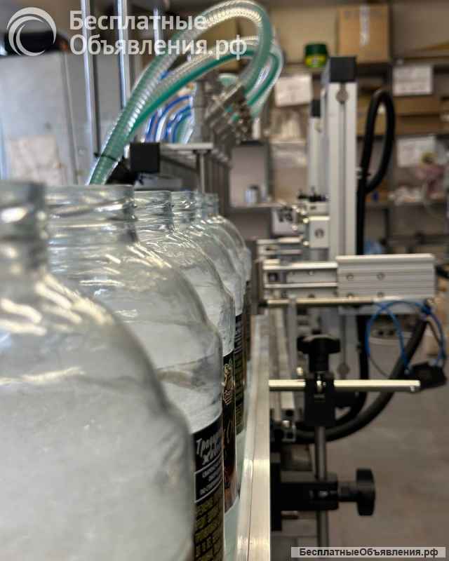 Аппарат для розлива в стеклянные бутылки