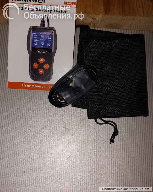 Тестер АКБ KW600
