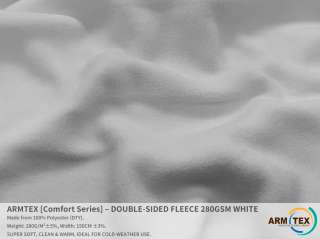 ARMTEX Comfort Series Двусторонний Флис | БЕЛЫЙ