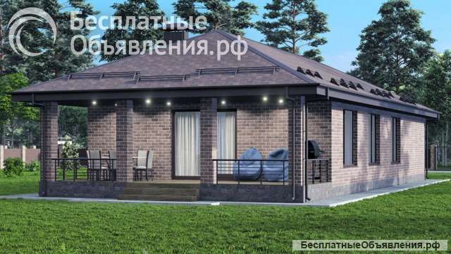 Строительство одноэтажного коттеджа 100 м² в Орле