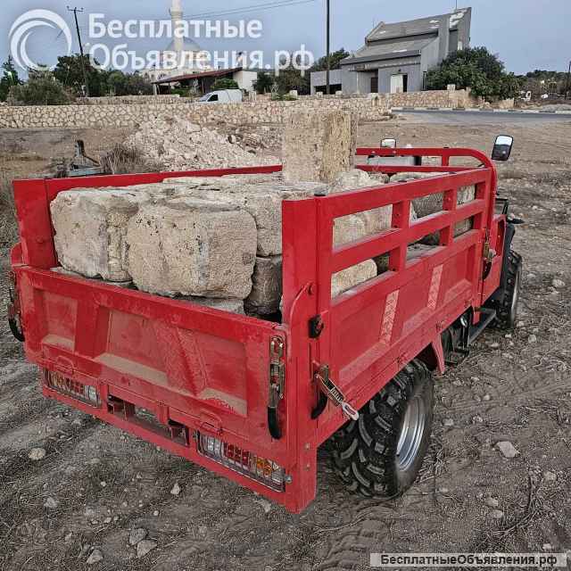 Новый мини грузовик квадроцикл АНТ-04 на бензине АИ-92 грузоподъёмностью 2 т