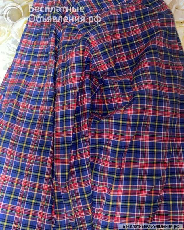 Мужская рубашка в клетку