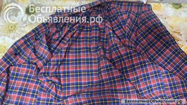 Мужская рубашка в клетку