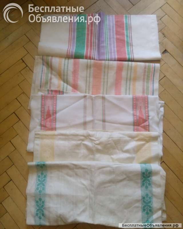 Плед флис. Полотенца, скатерть лен СССР, носовые платки