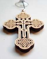 Крест в машину на присоске