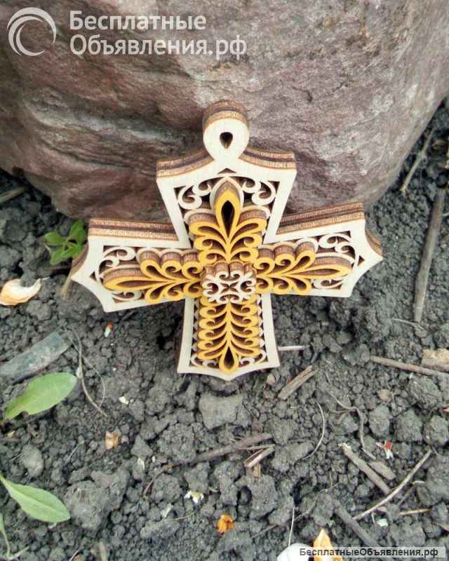 Крест декоративный на присоске