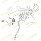 Мотор привода лючка бензобака для vw audi 8V0862159 Мотор привода открывания лючка бензобака, новый