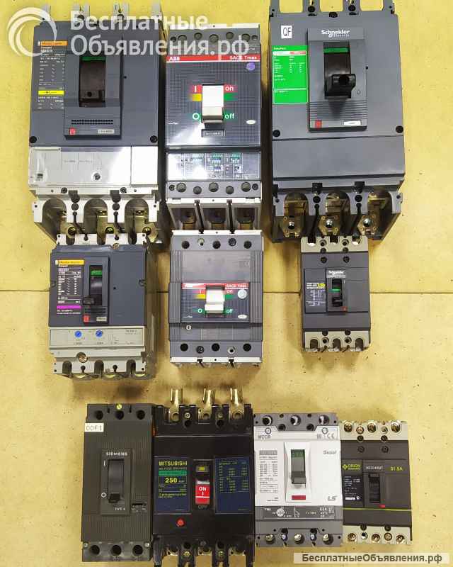 Автоматические выключатели модульные, силовые, с эл.приводом