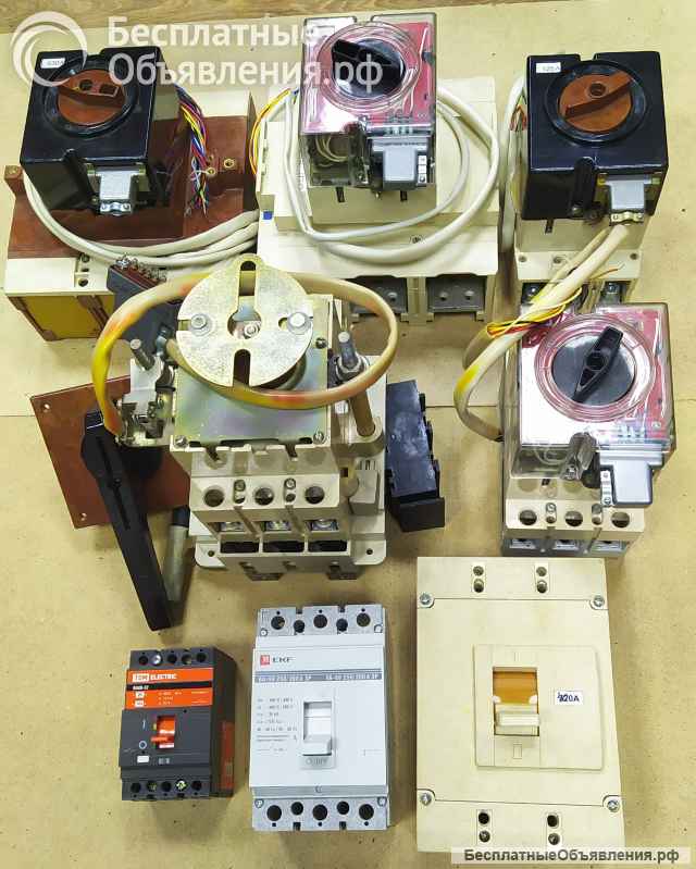 Автоматические выключатели модульные, силовые, с эл.приводом