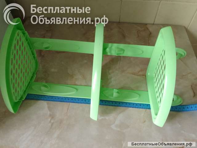 Угловая полка для ванной