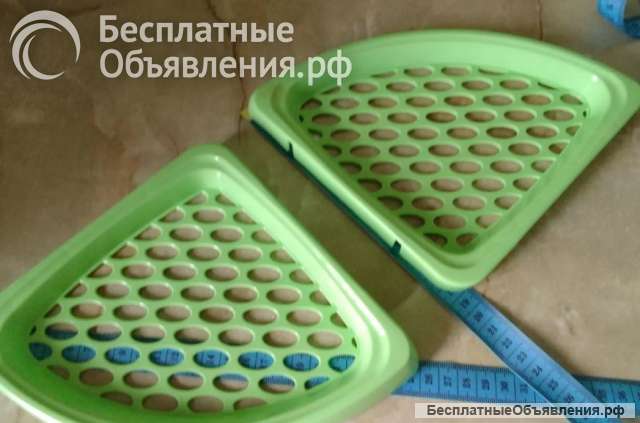 Угловая полка для ванной