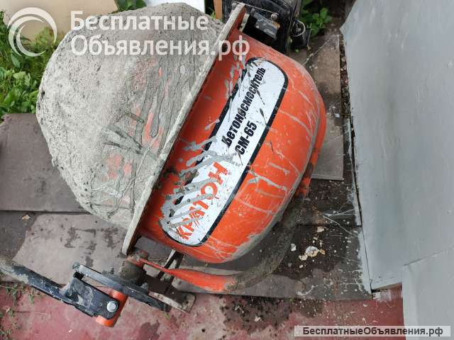 Бетономешалка бу Бетоносмеситель бу Кратон СМ 65. Рабочая бетономешалка. Есть нюансы