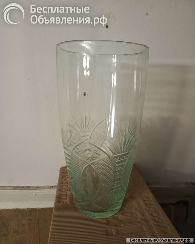 Ваза большая широкая горловина СССР качество. Доставка Размеры на фото Упакую хорошо, качественно