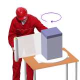 Поворотный столик для упаковки предметов в стретч-плёнку