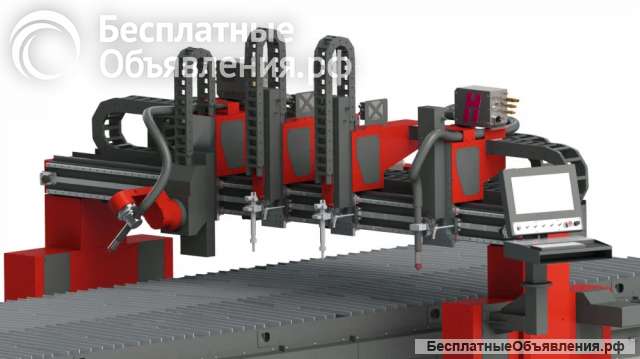 Станок термической резки металла ГИПЕРПЛАЗМА Extra с 3D резкой 2000x6000мм