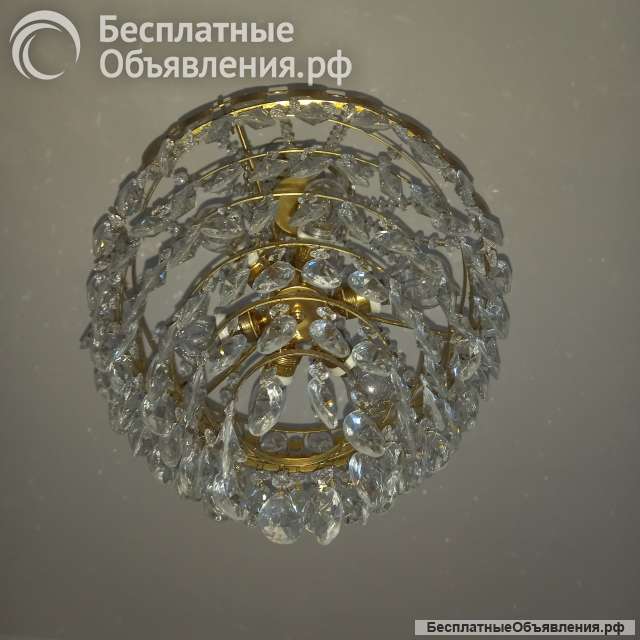 Хрустальная люстра шапка мономаха