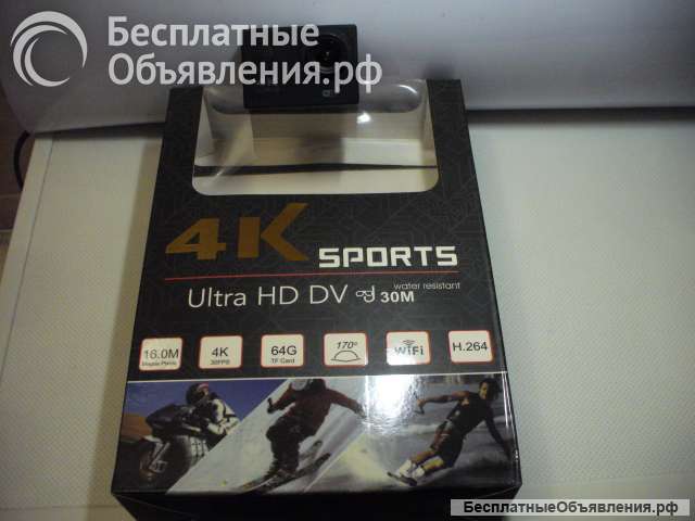 Экшн камера 4К Sports ULTRA HD