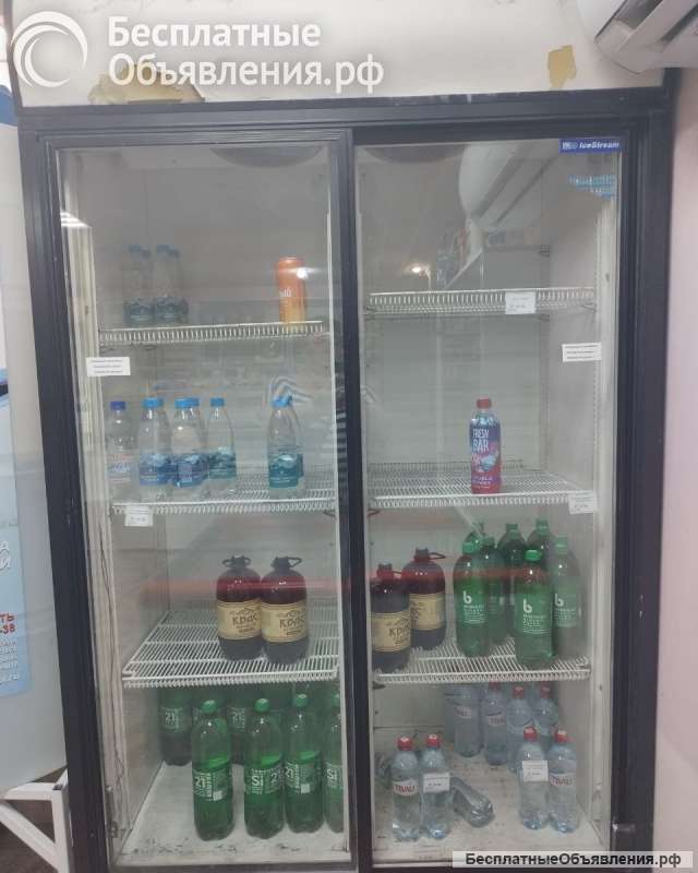 Шкаф витринный двухдверный для напитков