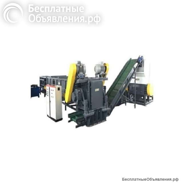 Шредер трехвальный горизонтального действия для труб ПДН CWT1500