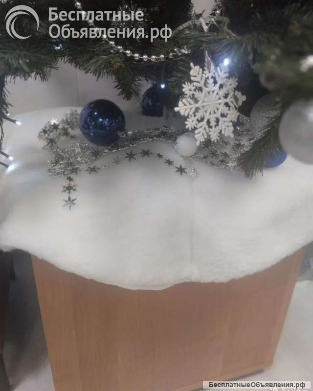 Юбка-коврик под ёлку