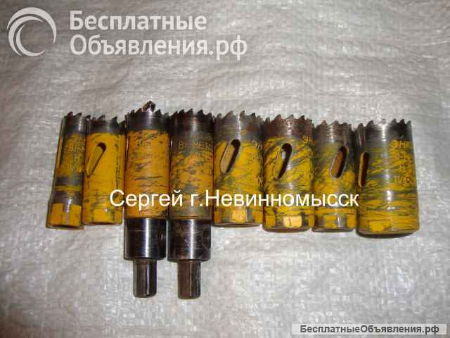 Коронки Энкор для сверления дерева, металла