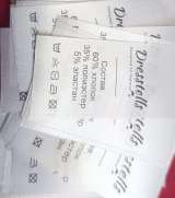 Сатиновые, силиконовые лейблы/ этикетки/ бирки/ составники европейского качества на заказ в Бишкеке