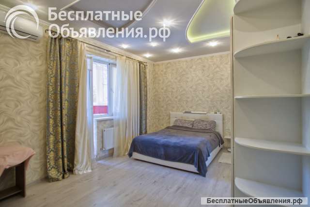 Просторная однокомнатная квартира с видом на реку Кубань