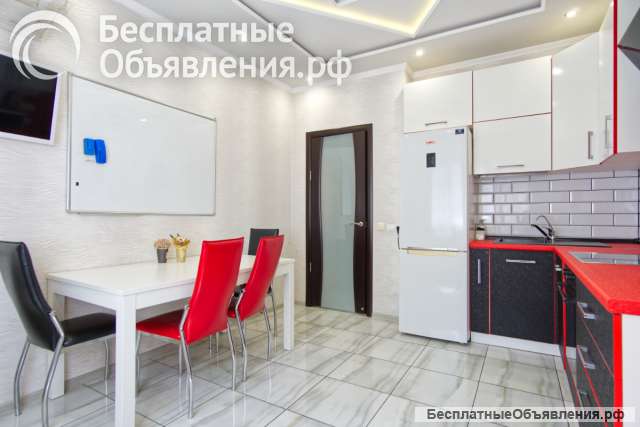 Просторная однокомнатная квартира с видом на реку Кубань