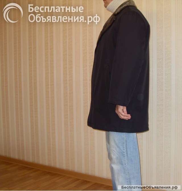 Пальто зимнее мужское на меху