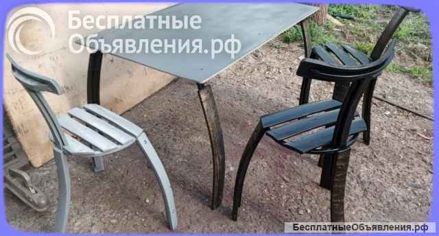Стол и кресла ручной работы