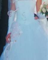 Очень красивое, белое свадебное платье, 44-48размер