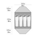 Палатка MSR Elixir 4. Новая в упак., +футпринт